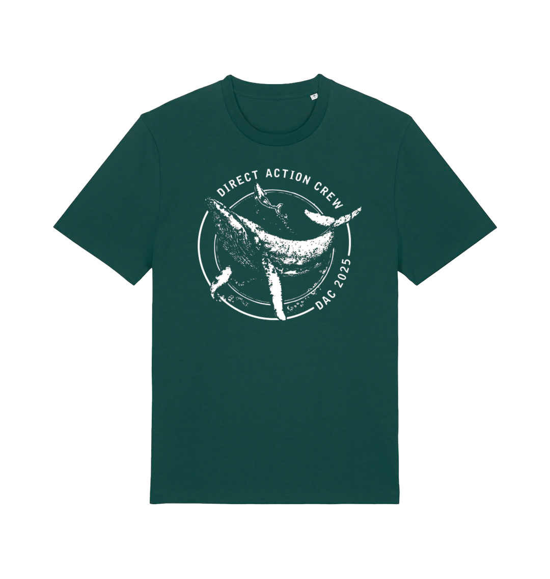 Glazed Green Printed T-shirt Front
