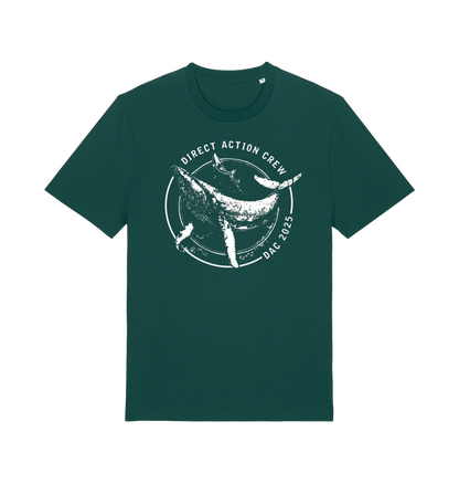 Glazed Green Printed T-shirt Front
