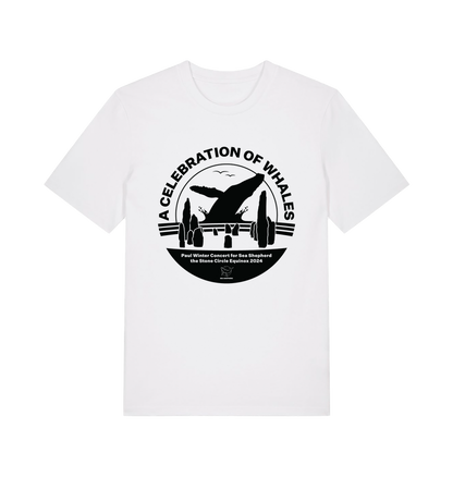 White Printed T-shirt Front