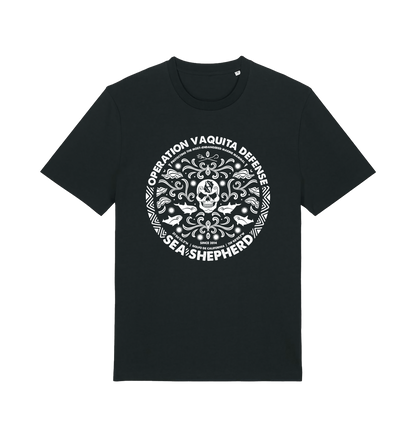 Black Printed T-shirt Front