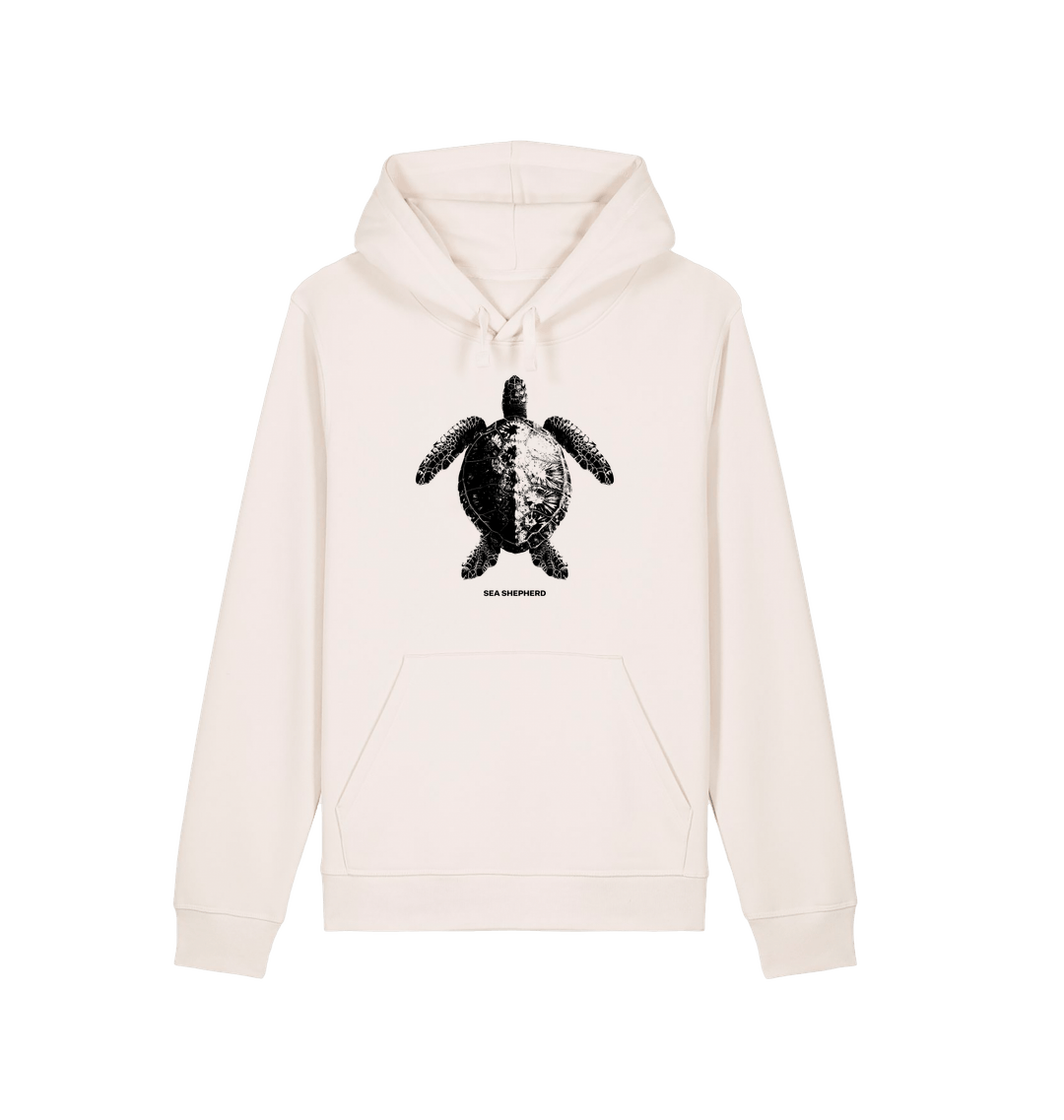 Vintage White Printed Hoody