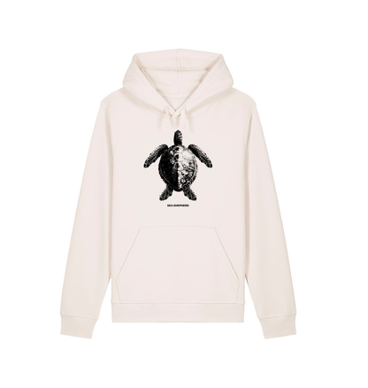 Vintage White Printed Hoody