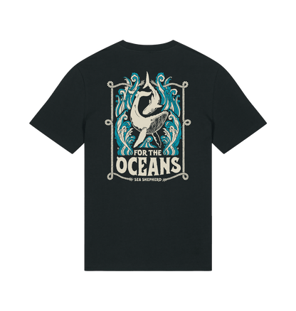 Black Printed T-shirt Back