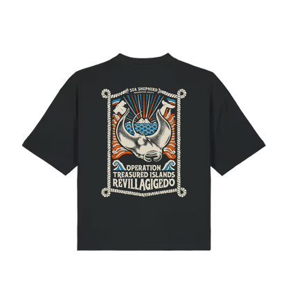 Black Printed T-shirt Back