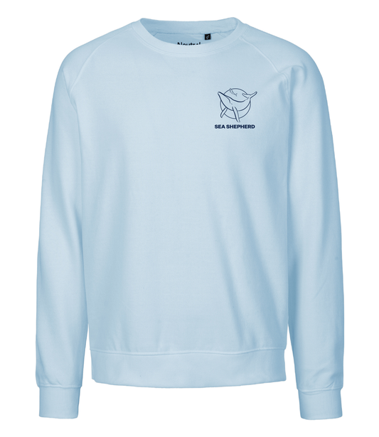 Light Blue Printed Sweater