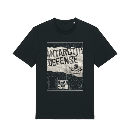 Black Printed T-shirt Front