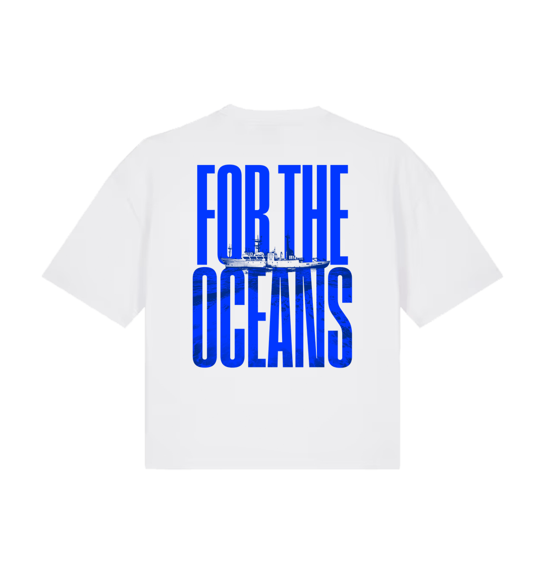 White Printed T-shirt Back