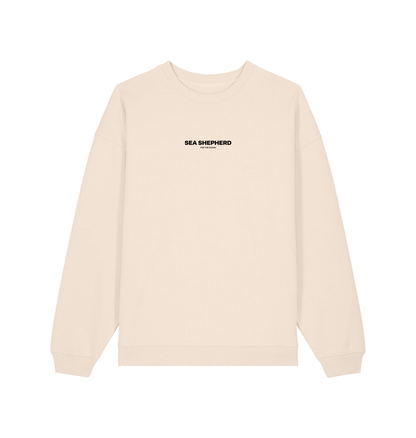 Cream Printed Sweater Front