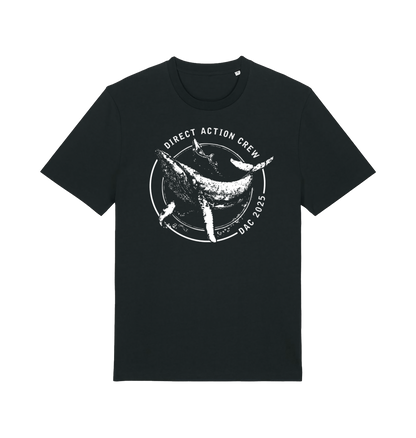 Black Printed T-shirt Front