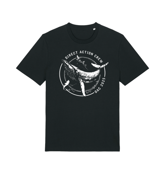 Black Printed T-shirt Front