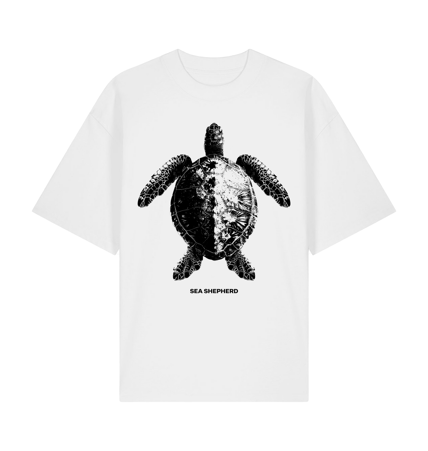 White Printed T-shirt Front