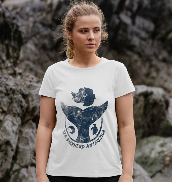 Antarctic Whale Tail T-shirt | Sea Shepherd Antarctica | Sea