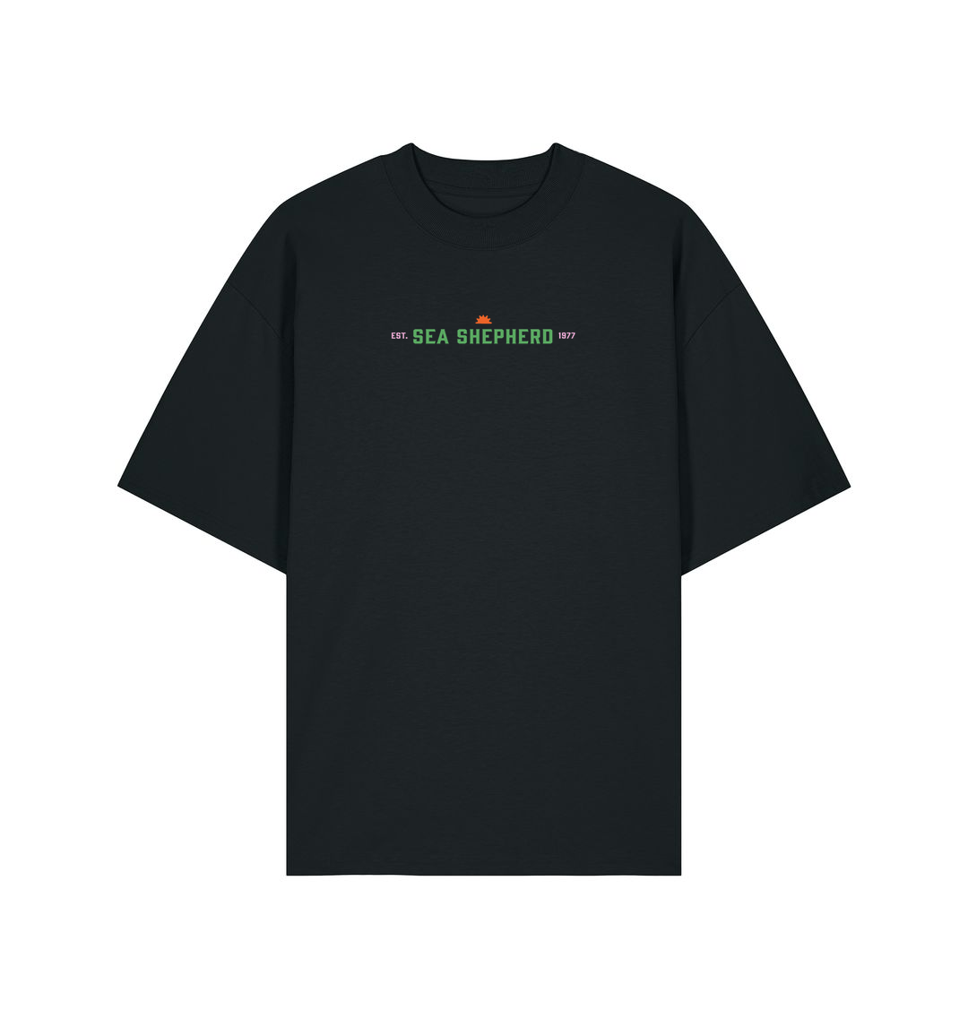 Black Printed T-shirt Front