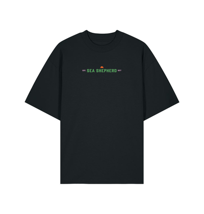 Black Printed T-shirt Front