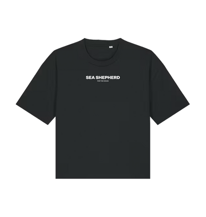 Black Printed T-shirt Front