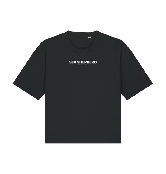 Black Printed T-shirt Front
