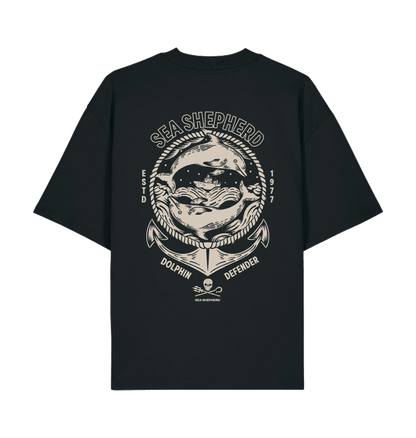 Black Printed T-shirt Back