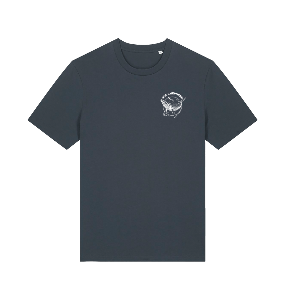 India Ink Grey Printed T-shirt Front