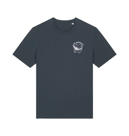 India Ink Grey Printed T-shirt Front