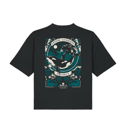 Black Printed T-shirt Back
