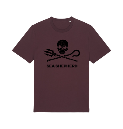 Red Brown Printed T-shirt Front