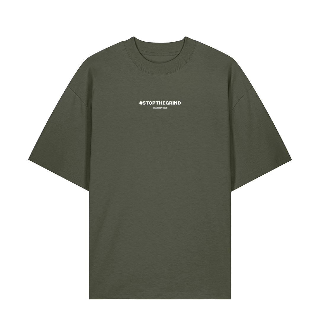 Khaki Printed T-shirt Front