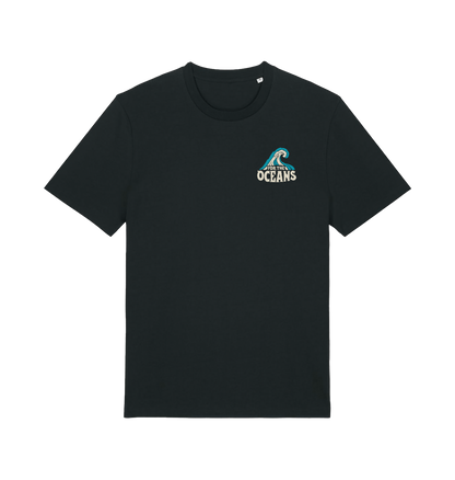 Black Printed T-shirt Front