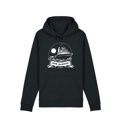 Black Printed Hoody