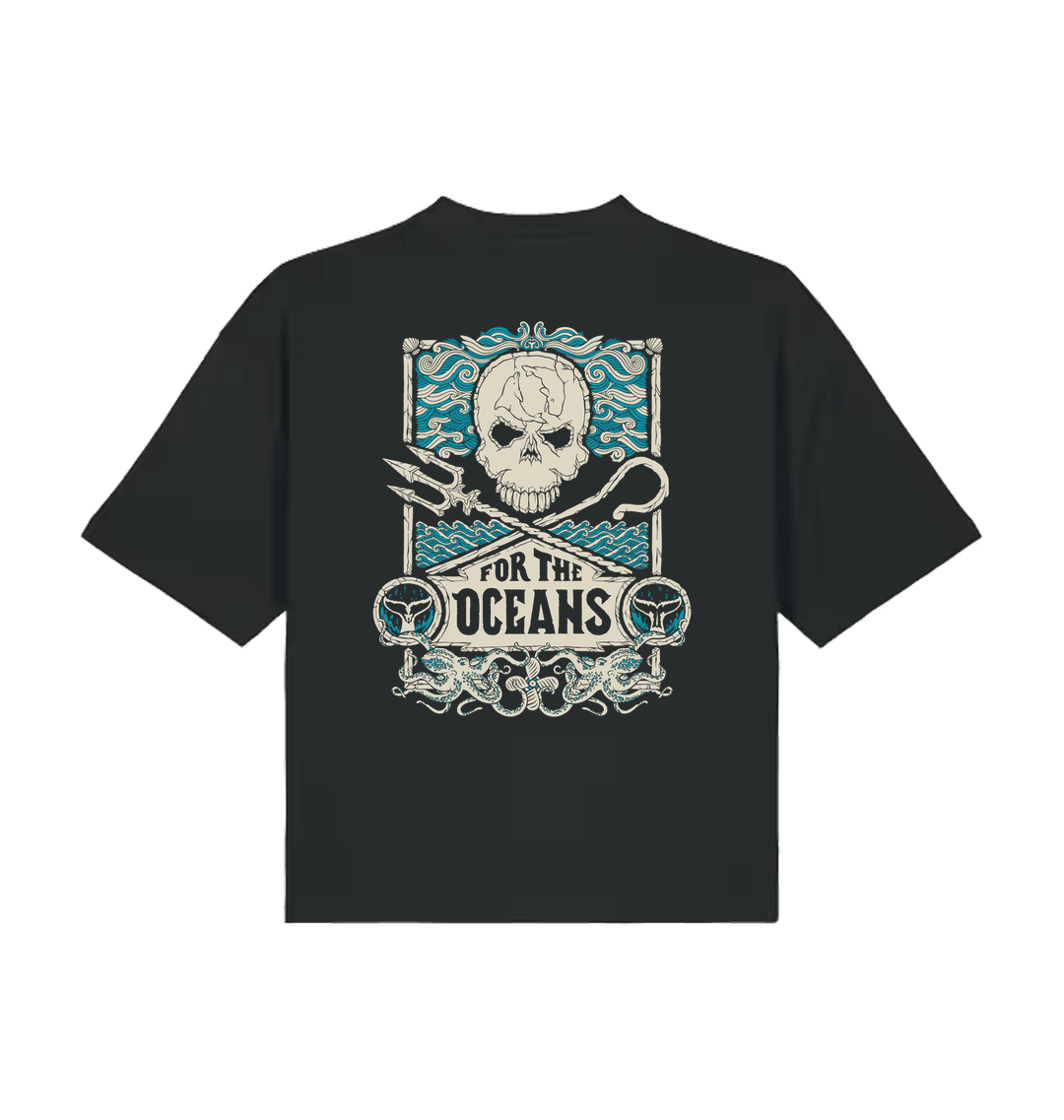 Black Printed T-shirt Back