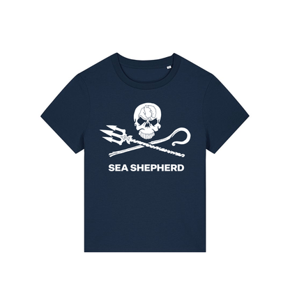 French Navy Printed T-shirt