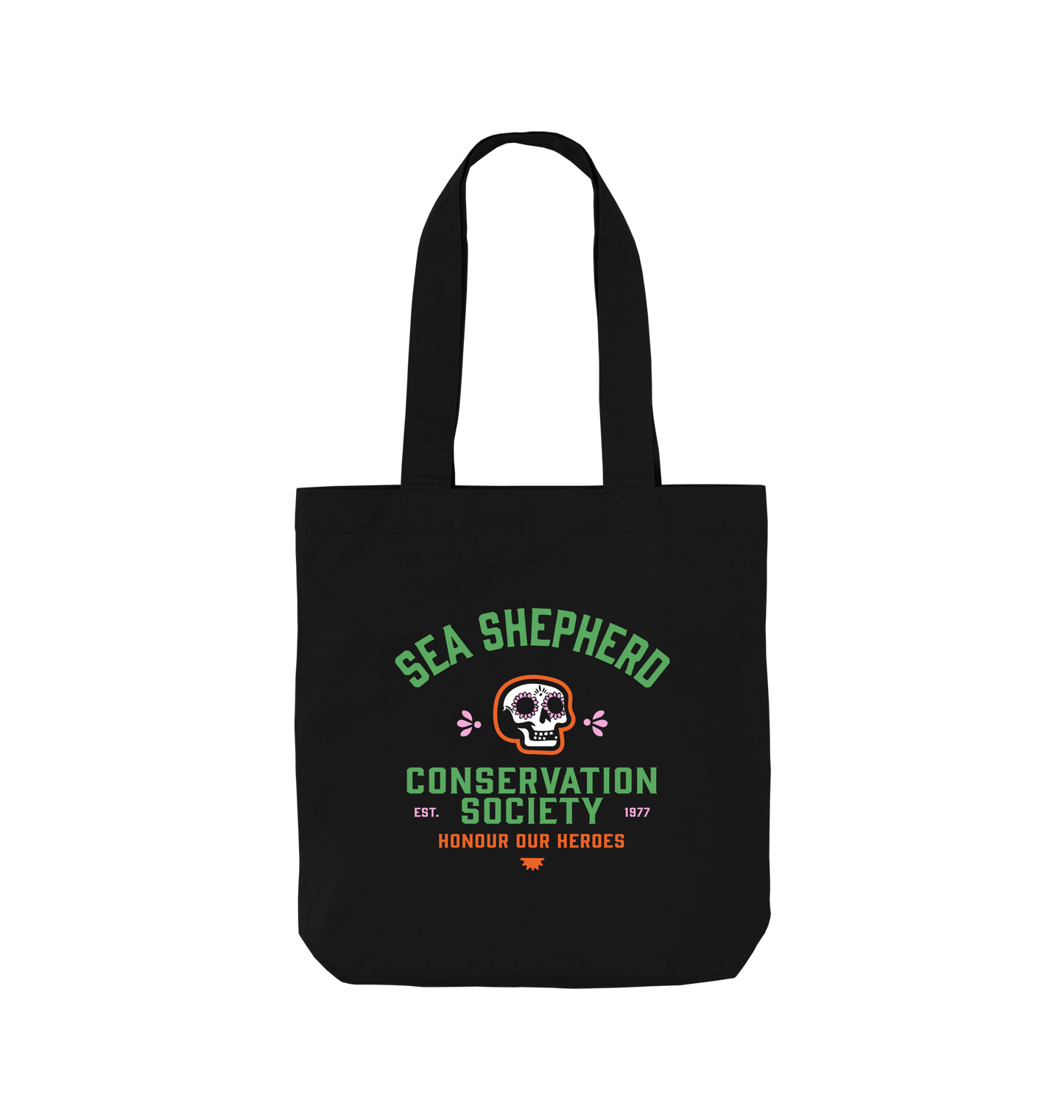 Black Printed Bag