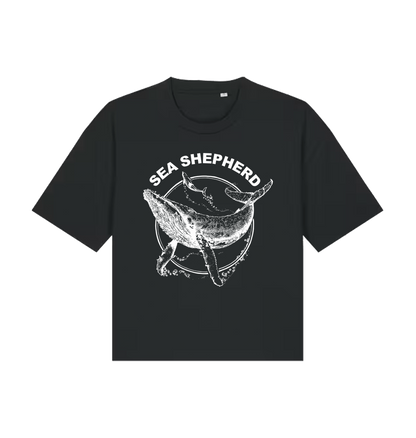 Black Printed T-shirt Front