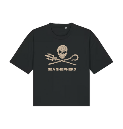 Black Printed T-shirt Front