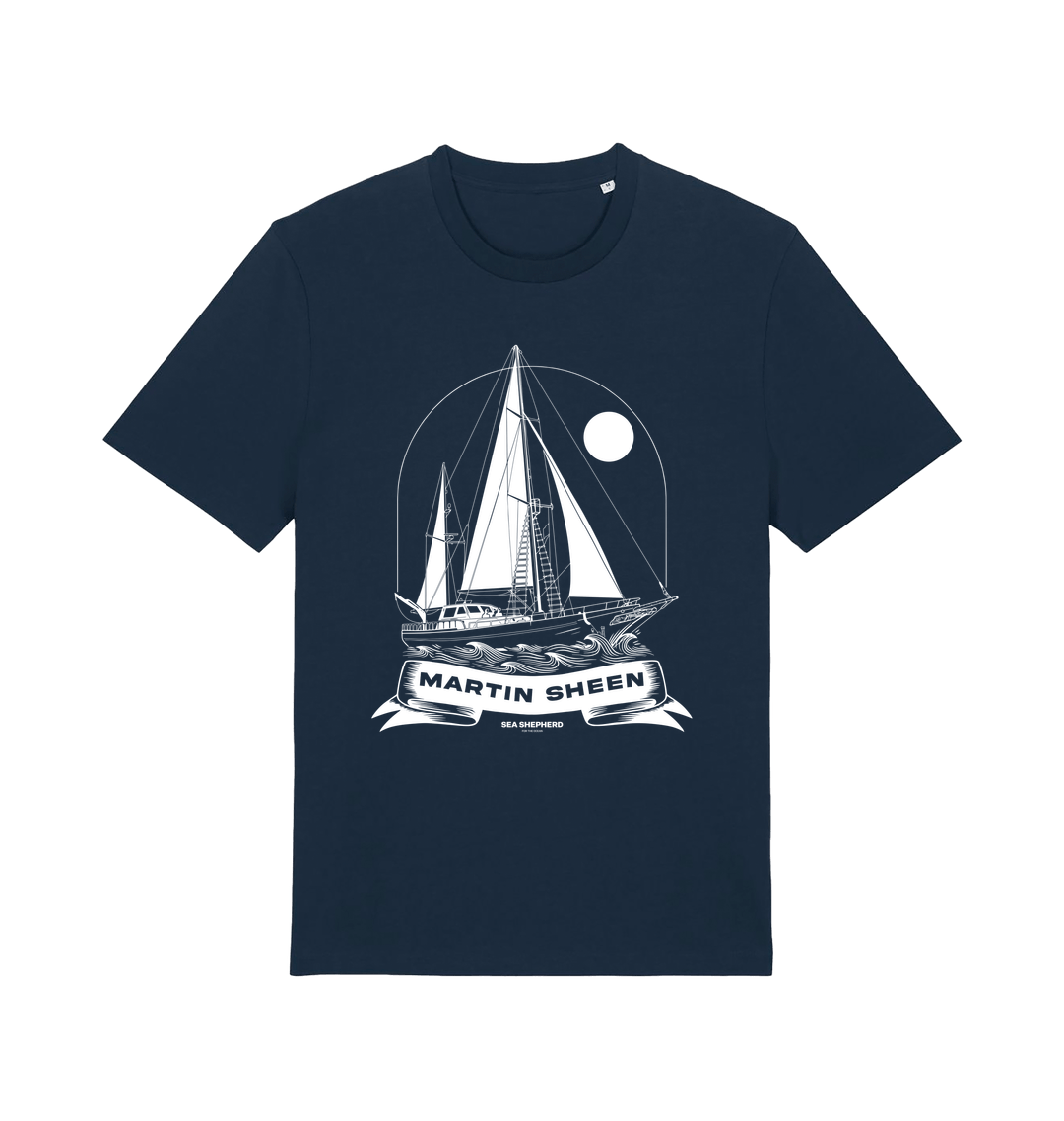 French Navy Printed T-shirt