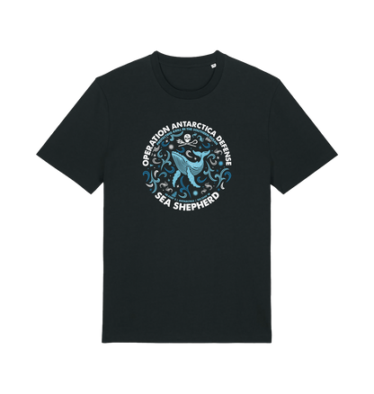 Black Printed T-shirt Front