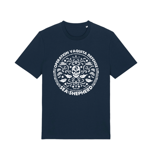 French Navy Printed T-shirt Front