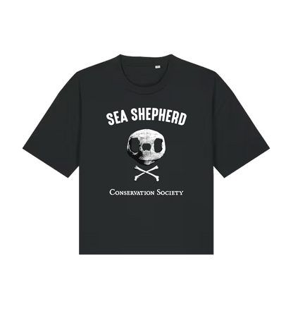 Black Printed T-shirt Front