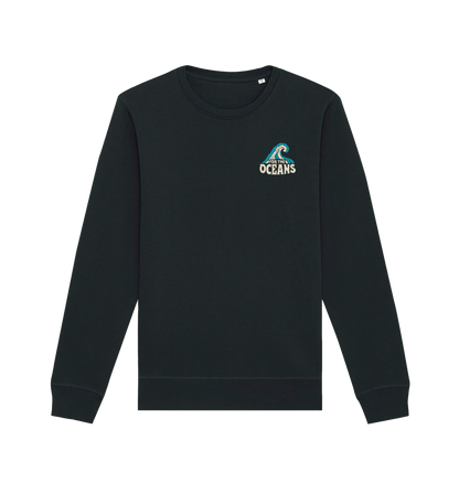Black Printed Sweater