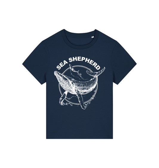 French Navy Printed T-shirt Front