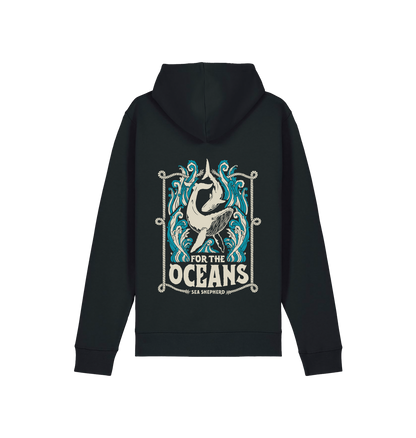 Black Printed Hoody