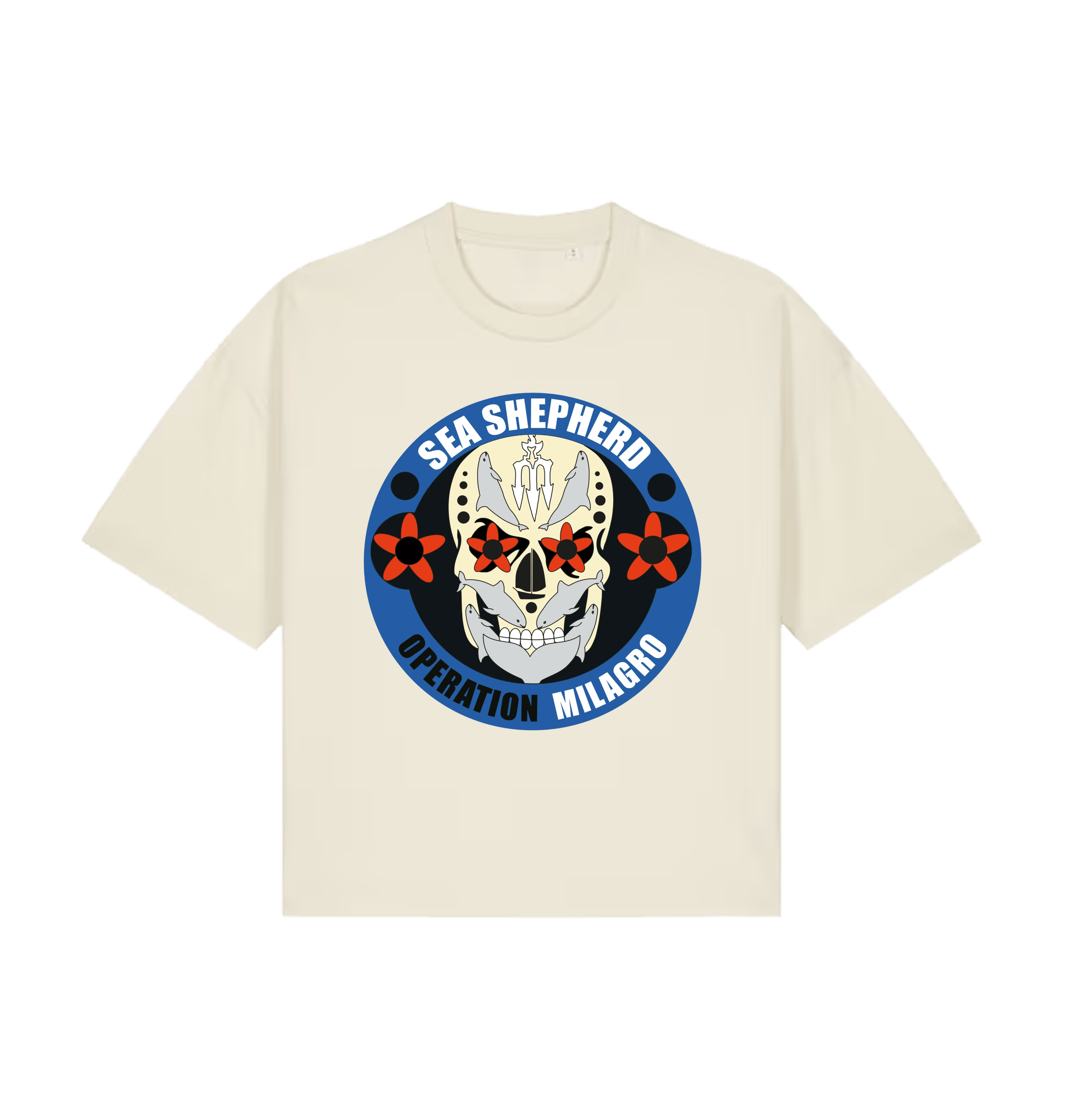 Natural Raw Printed T-shirt Front