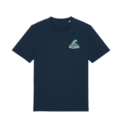 French Navy Printed T-shirt Front