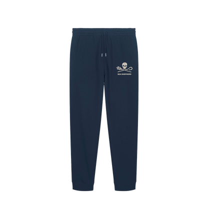 French Navy Printed Mens Joggers Front