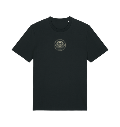 Black Printed T-shirt Front