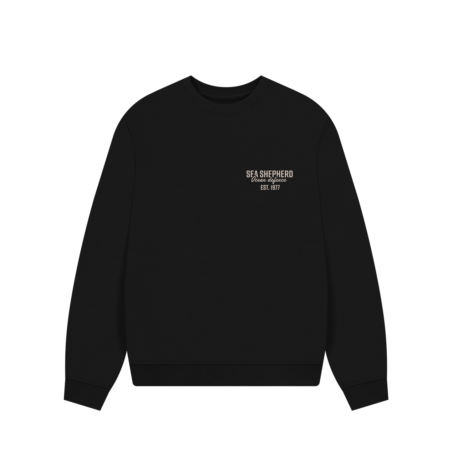 Black Printed Sweater