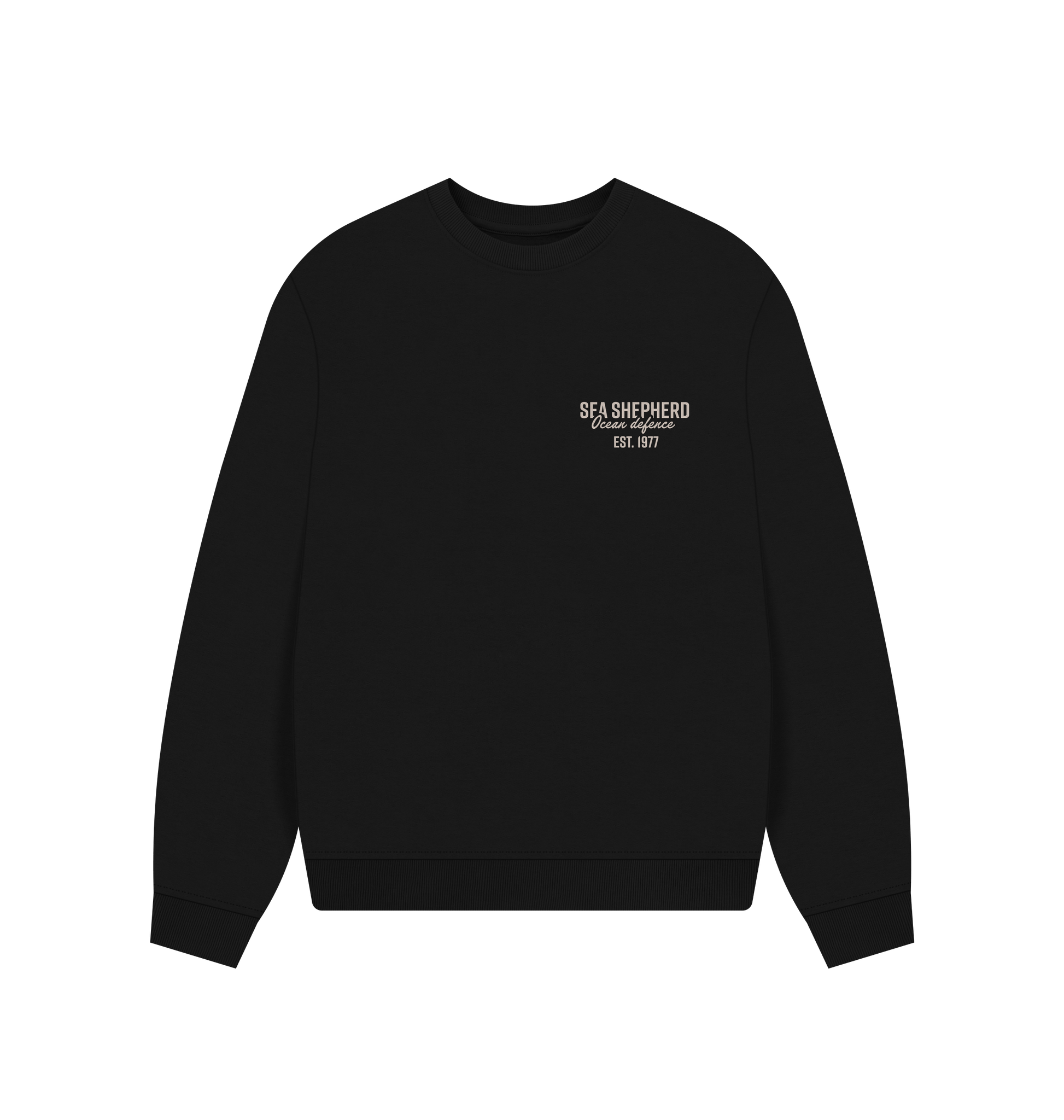 Black Printed Sweater
