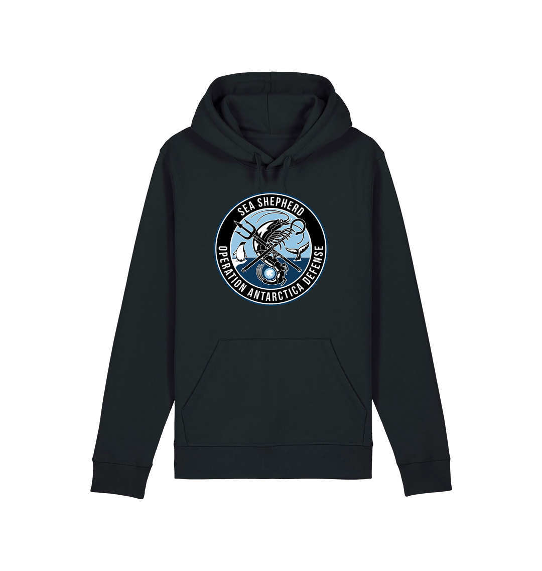 Black Printed Hoody