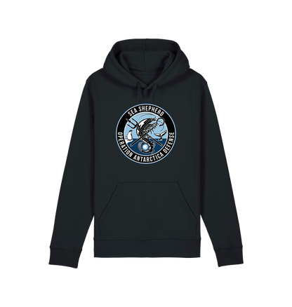 Black Printed Hoody