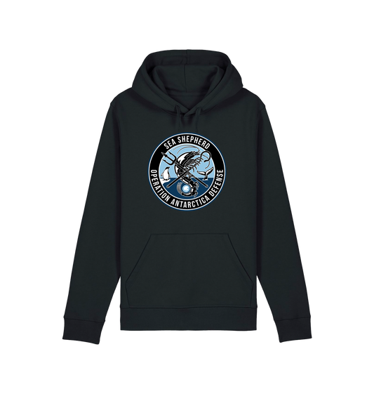 Black Printed Hoody