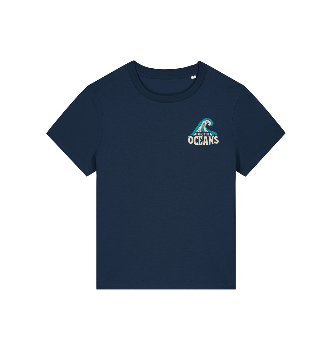 French Navy Printed T-shirt Front